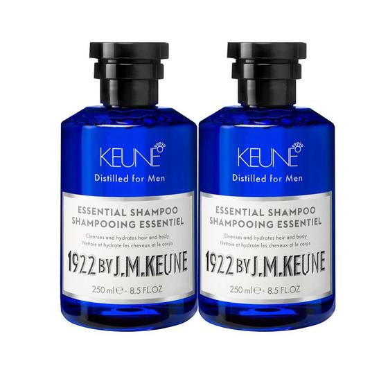 Imagem de Kit Keune 1922 By J.M. Essential  Shampoo Barba e Corpo 250ml (2 unidades)