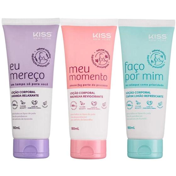 Imagem de Kit Kiss New York Loção Corporal 180Ml C/3