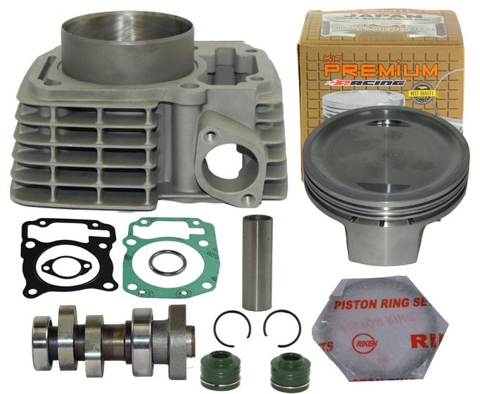 Kit Kmp 150 220Cc 70Mm Forjado + Comando Bravo Ret Pistão KMP Pistão de Moto Magazine Luiza