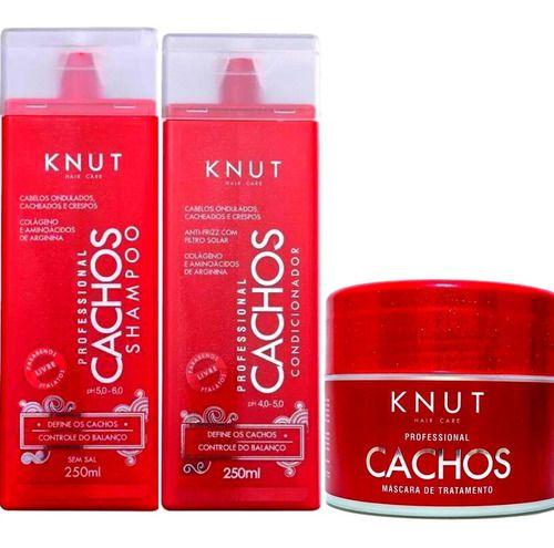 Imagem de Kit Knut Cachos Cabelos Ondulados Crespos Cacheados 