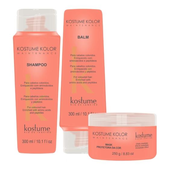 kit kostume maintenance shampoo + balm +máscara Kit de Tratamento