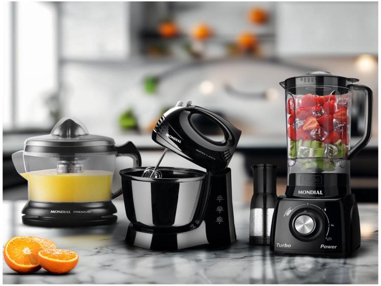 Kit KT-105-B Mondial com Liquidificador Batedeira - Espremedor