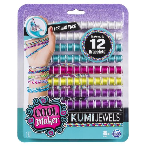 Imagem de Kit KumiJewels Fashion Pack - Cool Maker - Crie até 12 Pulseiras (8+)