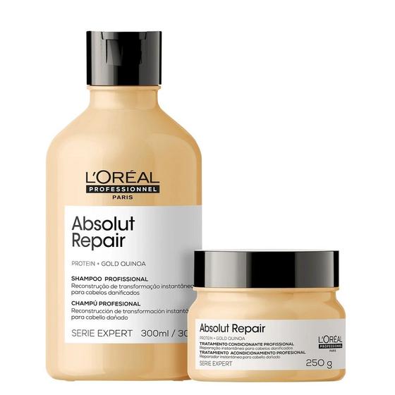 Imagem de Kit L'Oréal Absolut Repair Shampoo 300ml + Máscara 250ml