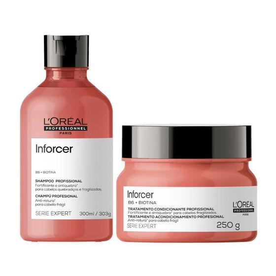 Imagem de Kit L'Oréal Inforcer - Shampoo e Máscara