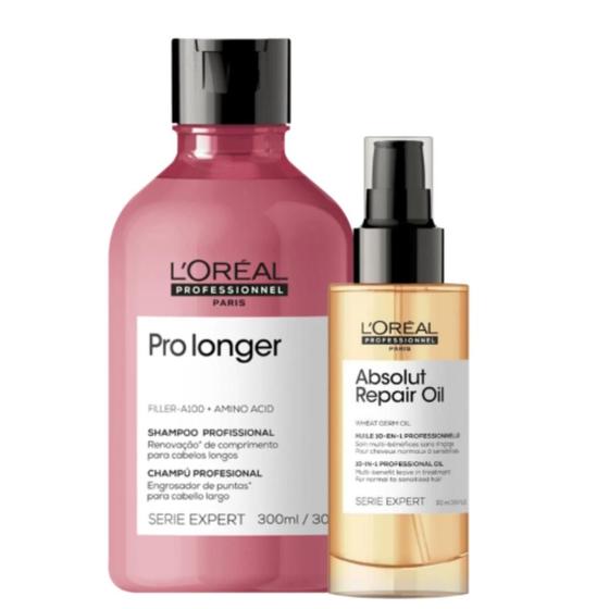 Imagem de Kit L'Oréal Professionnel Pro Longer + Absolut Repair Duo (2 Produtos)