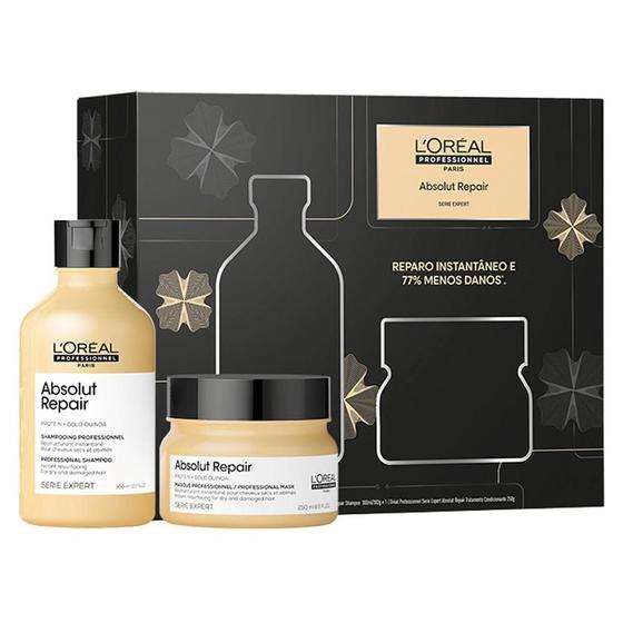 Imagem de Kit L'Oréal Professionnel Serie Expert Absolut Repair Gold Quinoa - Shampoo 300ml e Máscara 250ml
