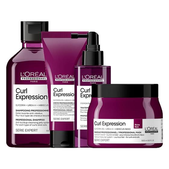 Imagem de Kit L'Oreál Professionnel Serie Expert Curl Expression com Máscara Rich 500 ml + 3 Produtos