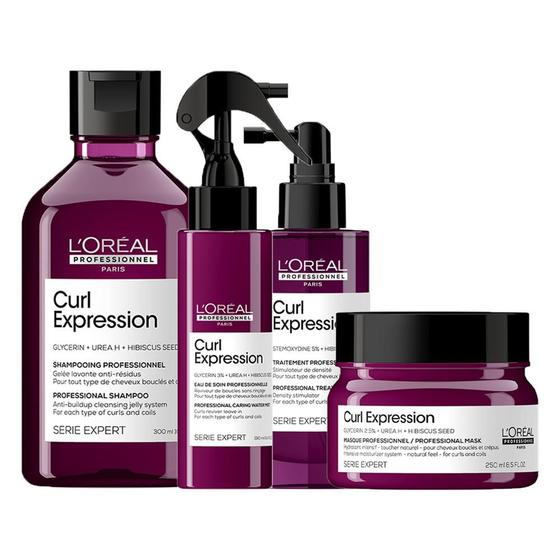 Imagem de Kit L'Oreál Professionnel Serie Expert Curl Expression Home Care com Leave-in 190 ml + 3 Produtos