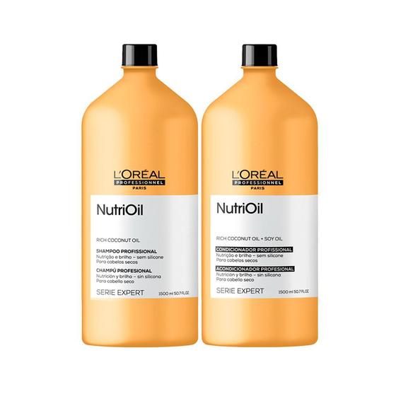 Imagem de Kit L'Oréal Professionnel Serie Expert NutriOil - Shampoo e Condicionador 1500 ml