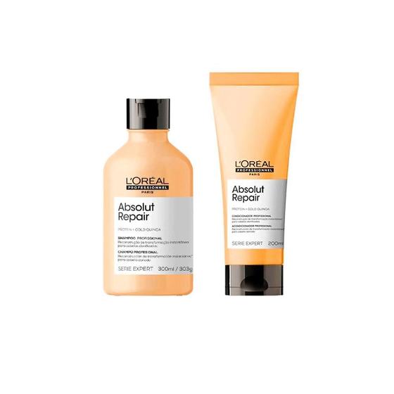 Imagem de Kit L'oréal - Shampoo Absolut repair 300ml + Condicionador Absolut repair 200ml