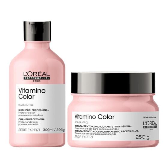 Imagem de Kit L'Oréal Vitamino Color - Shampoo e Máscara