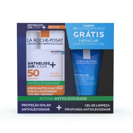 Imagem de Kit La Roche Airlicium Fps50 40Ml + Effaclar Concentrado 50G