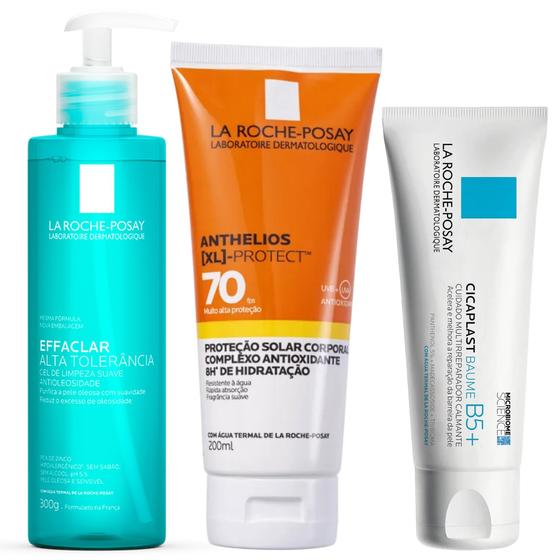 Kit La Roche Posay Cicaplast Baume Effaclar Alta Tolerancia Anthelios ...