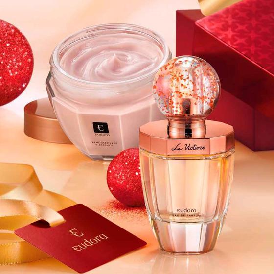 Imagem de Kit La Victorie  Eau de Parfum 75ml + Creme Acetinado Hidratante Eudora