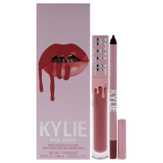 Imagem de Kit labial Kylie Cosmetics 704 Sweater Weather 2Pc para mulheres