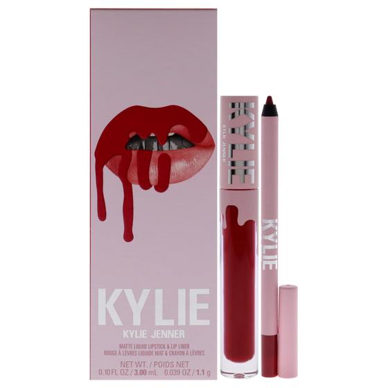 Imagem de Kit Labial Kylie Cosmetics Matte - Batom Líquido 3ml + Lápis Labial