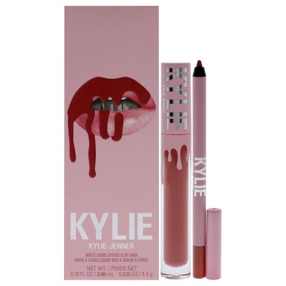 Imagem de Kit labial Kylie Cosmetics Matte Liquid Lipstick 3mL + Lip Line - 2 peças