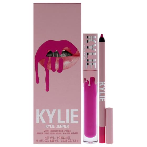 Imagem de Kit labial Kylie Cosmetics Velvet 306 Say No More para mulheres