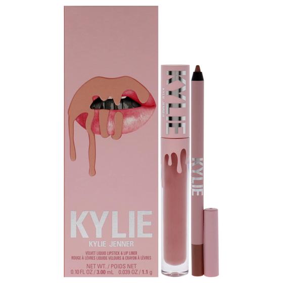 Imagem de Kit labial Kylie Cosmetics Velvet 700 Bare 2Pc para mulheres