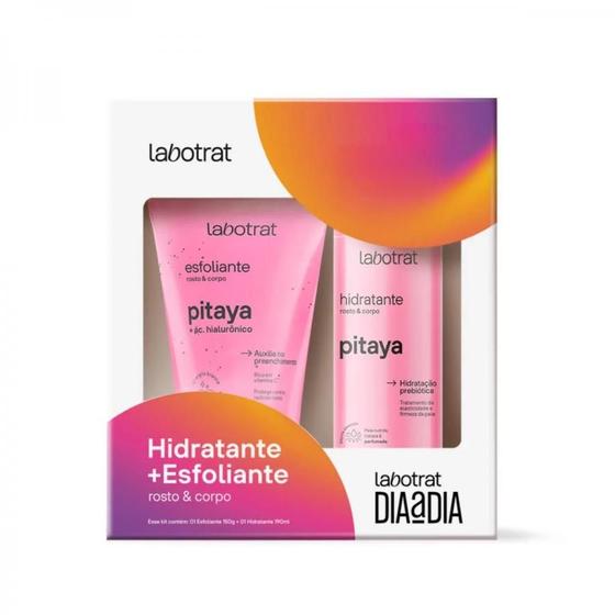 Imagem de Kit labotrat esfoliante 150g hidratante corporal facial 190g pitaya