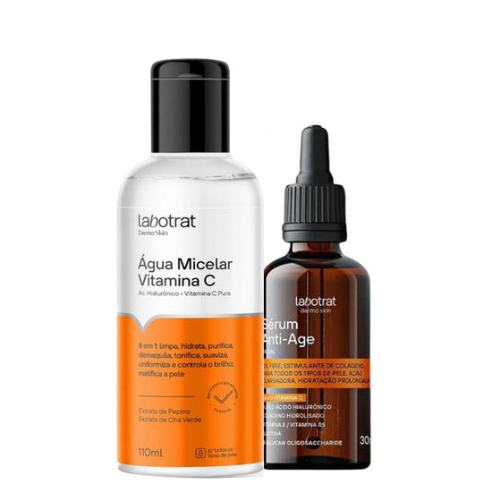 Imagem de Kit Labotrat Vitamina C - Água Micelar 110ml + Sérum Anti-Age 30ml