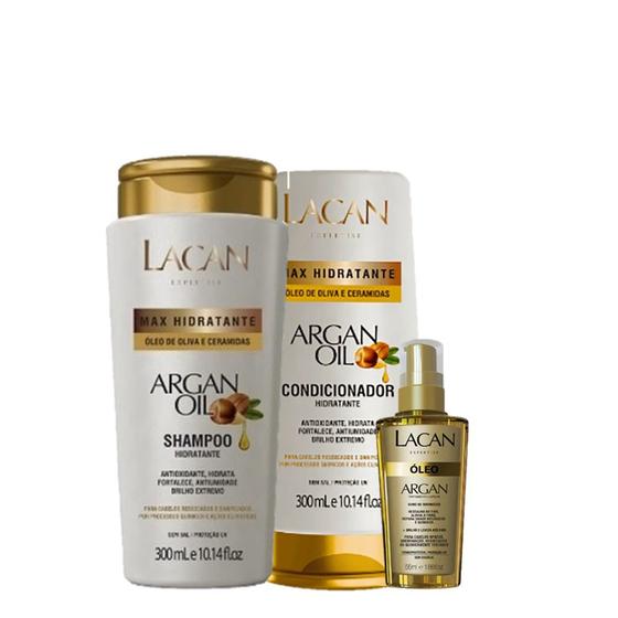 Imagem de Kit Lacan Argan Oil Marrocos (3 Produtos)