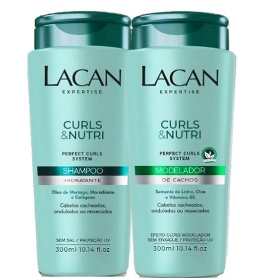 Imagem de Kit Lacan Curls e Nutri Efeito Gloss (2 Produtos)