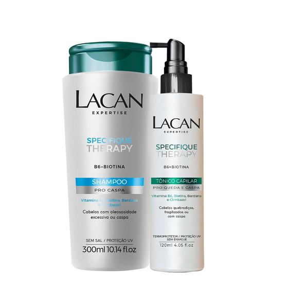 Imagem de Kit Lacan Specifique Therapy Pro Queda e Caspa Tônico e Pro Caspa Shampoo (2 produtos)