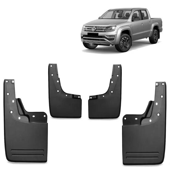 Imagem de Kit lameiro parabarro volkswagen amarok 2010/2022 4 peças