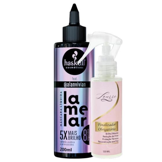 Imagem de Kit Lamelar feat Alan Vivian Máscara 200ml Haskell + Finalizador Obrigatório Lourre 120ml