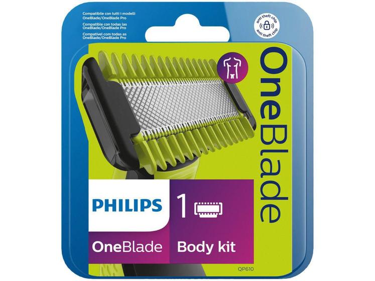 Kit Lâmina One Blade Rosto E Corpo Philips Qp610/50 Menor preço em Kit Lâmina One Blade Rosto E Corpo Philips Qp610/50