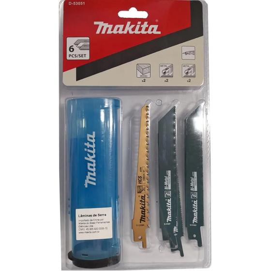 Kit Lâminas Serra Sabre Makita D-53051 Menor preço em Kit Lâminas Serra Sabre Makita D-53051