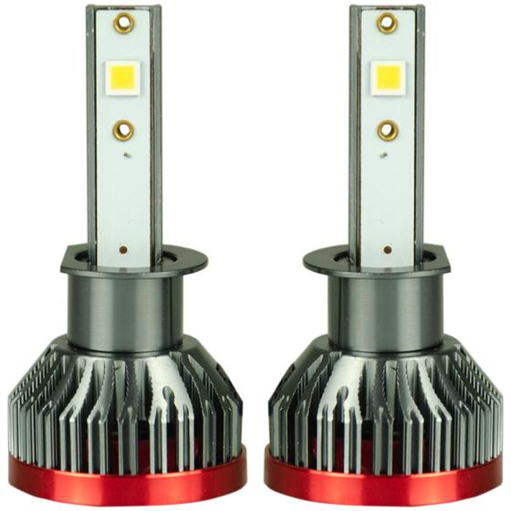 Imagem de Kit Lâmpada De LED Headlight H1 Potência De 3000 Lúmens 6500K De Temperatura De Cor E Compatível Com 12V A 24V - JR8