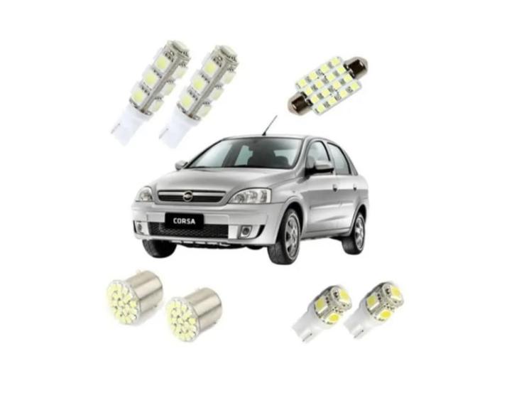 Imagem de Kit Lâmpada Led Chevrolet Gm Corsa Joy Maxx Hatch Sedan