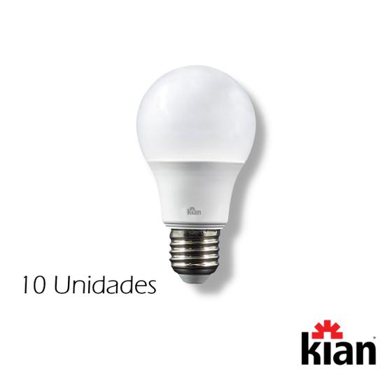 Imagem de Kit Lâmpada LED Classic 9W 810lm C/10Unidades