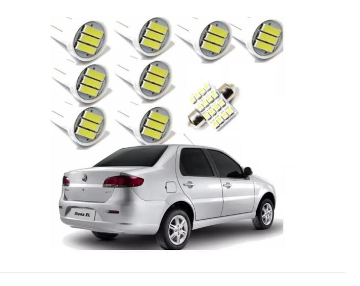 Imagem de Kit Lampada Led Fiat Siena 2012 2013 2014 2015 2016