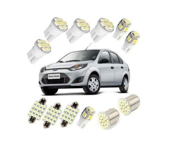 Imagem de Kit Lâmpada Led Ford Fiesta 2008 2009 2010 2011 2012 2013