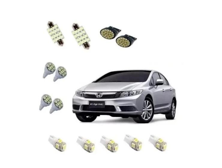 Imagem de Kit Lâmpada Led Honda New Civic 2013 2014 2015 2016 2017