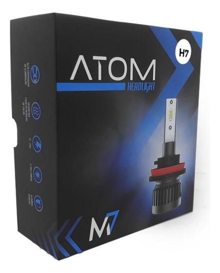 Imagem de Kit Lâmpada LED M7 Atom H7 6000K 3700 Lumens 32W - 12v