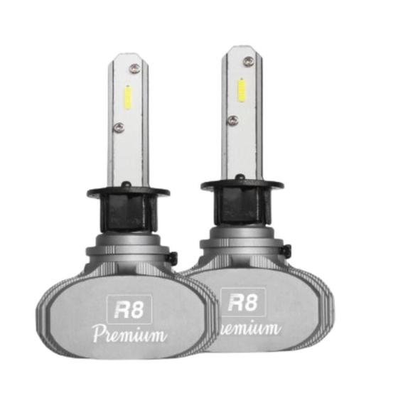 Imagem de Kit lampada led r8 premium h1 jh0r8ph1 jr8 imports