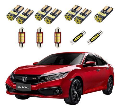 Imagem de Kit Lâmpada Led T10/Torpedo Honda New Civic 2017/2019 Canbus