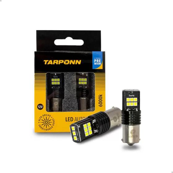 Imagem de Kit Lâmpada Led Tarponn Ba15d Canbus Premium 2 Polos 6000k