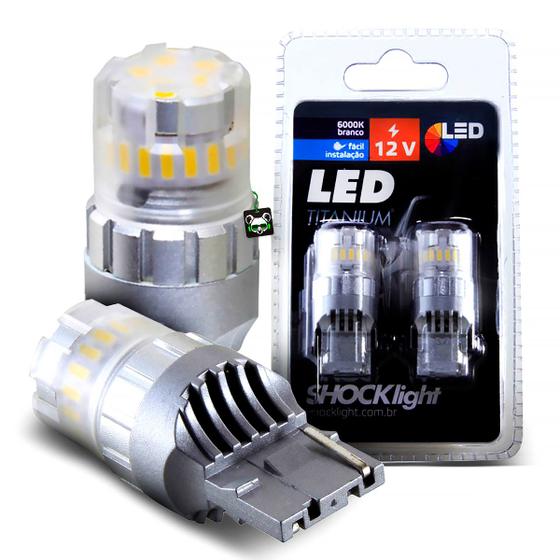 Imagem de Kit Lâmpada Led Titanium 1 Polo T20 12V Branco Luz Ré Teto