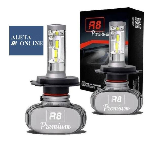 Kit Lampada Led Ultra Led R8 Premium H3 6000K 4000 Lumens - R8 ...