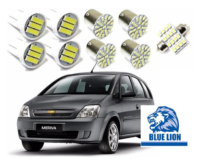 Imagem de Kit Lâmpada Led Xenon Chevrolet Meriva 2002 A 2012