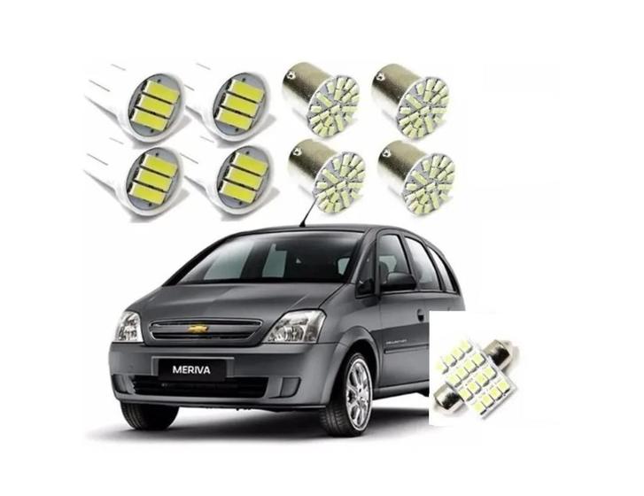 Imagem de Kit Lâmpada Led Xenon Chevrolet Meriva 2002 A 2012