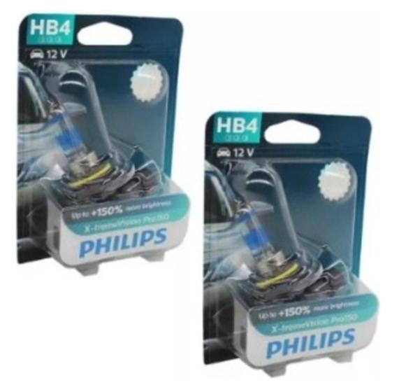 Kit Lampada Philips Xtreme Vision Hb4 55w 12v Original Menor preço em Kit Lampada Philips Xtreme Vision Hb4 55w 12v Original