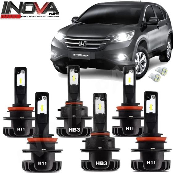 Kit Lampada Super Led Plus Honda Crv 2013 2014 2015 2016 17 Menor preço em Kit Lampada Super Led Plus Honda Crv 2013 2014 2015 2016 17