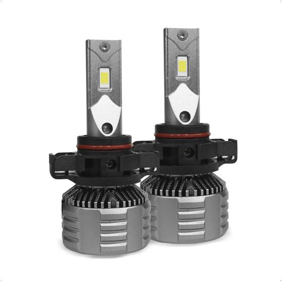 Imagem de Kit Lâmpada Ultra LED CC-LOT Black Diamond H16 JR8 6000K com Canceller 9000 Lumens - YXF-F13-5202 H16